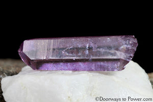 Rose Aura Lemurian Seed Time Link Crystal
