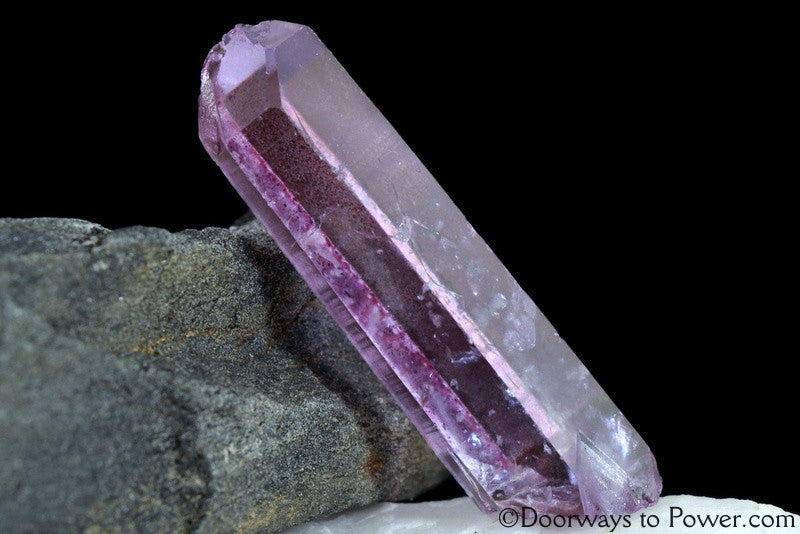 Rose Aura Lemurian Seed Time Link Crystal