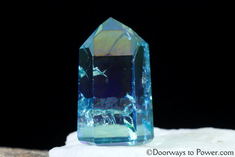Aqua Aura Master Initiation Channeling Crystal Point