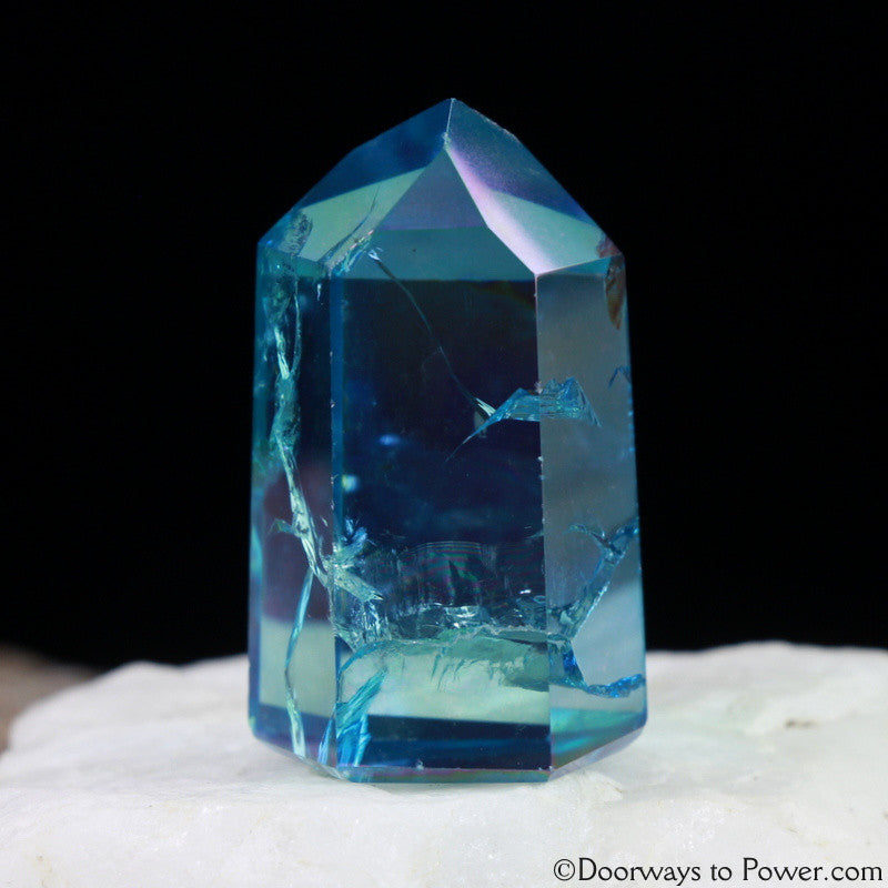 Aqua Aura Master Initiation Channeling Crystal Point