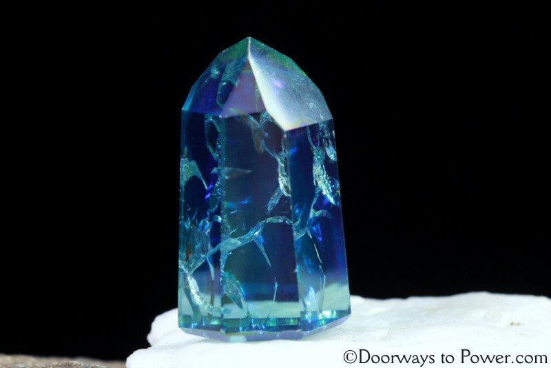 Aqua Aura Master Initiation Channeling Crystal Point