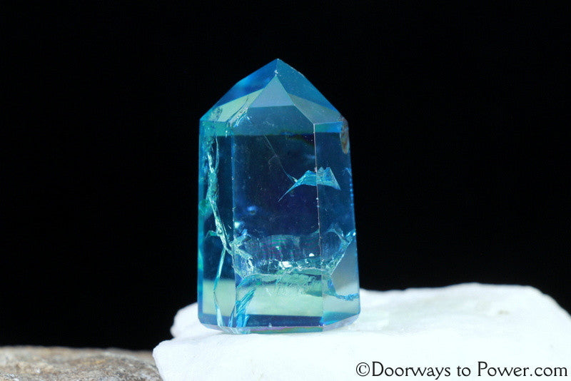 Aqua Aura Master Initiation Channeling Crystal Point