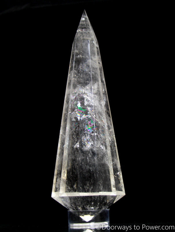 Rare 6.75" John of God 12 Sided Vogel Crystal Healing Wand