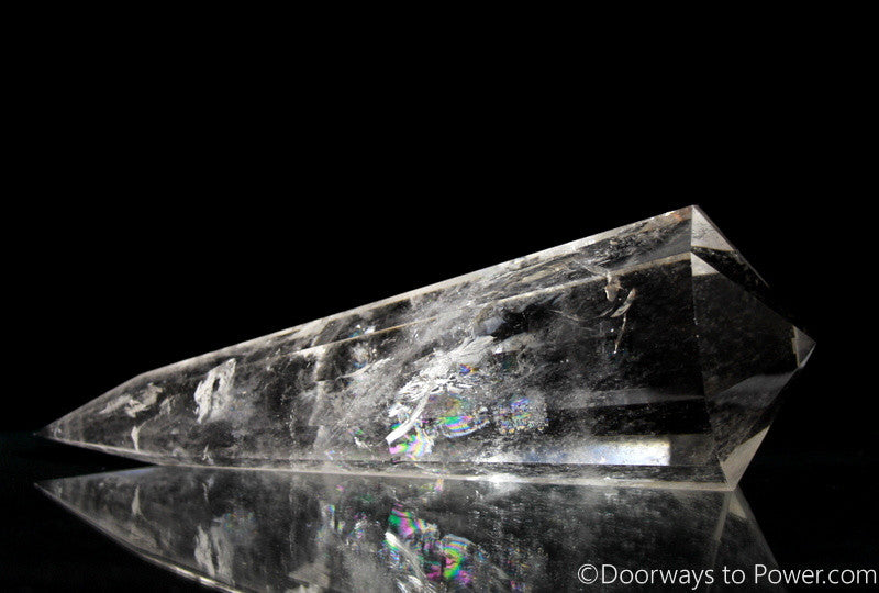 Rare 6.75" John of God 12 Sided Vogel Crystal Healing Wand