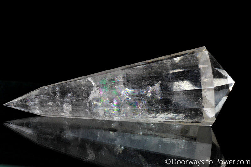 Rare 6.75" John of God 12 Sided Vogel Crystal Healing Wand