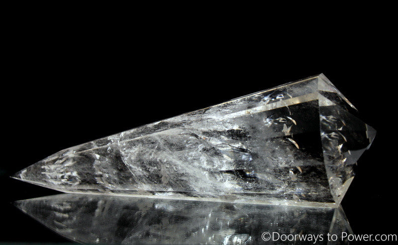 Rare 6.75" John of God 12 Sided Vogel Crystal Healing Wand