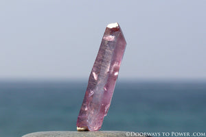 Rose Aura Lemurian Seed Master Initiation Channeling Crystal