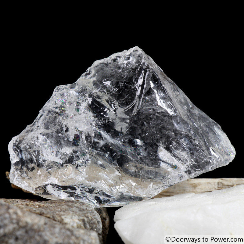 Satyaloka Azeztulite Azozeo Super Activated Synergy 12 Crystal Altar Stone