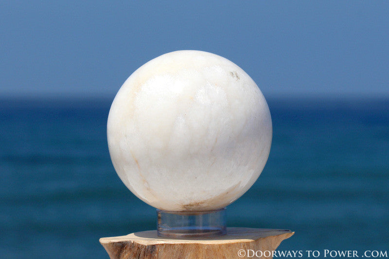 Rare Scolecite Synergy 12 Stone Crystal Sphere A +++ Top Quality