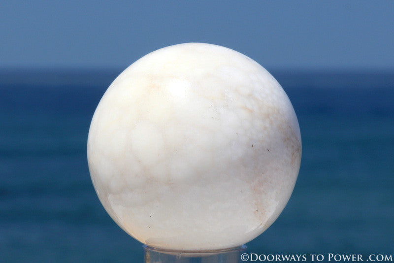 Rare Scolecite Synergy 12 Stone Crystal Sphere A +++ Top Quality