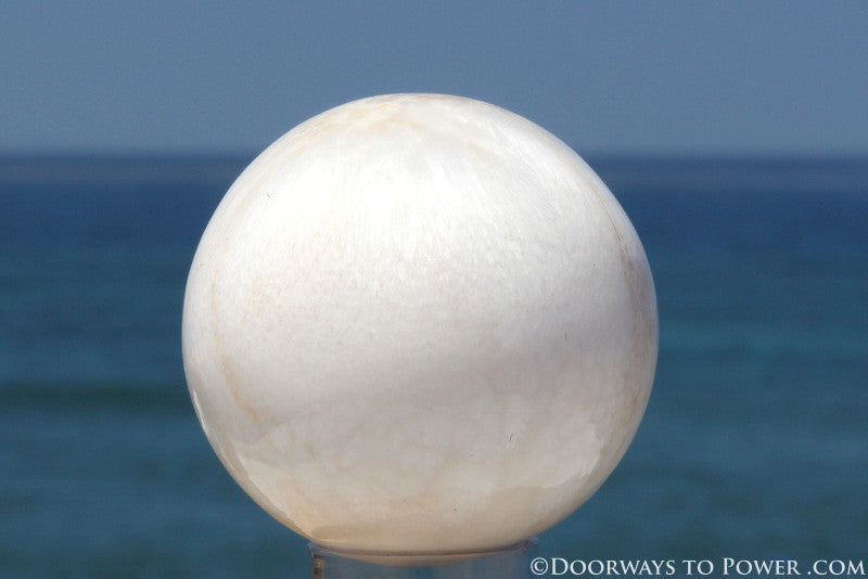 Rare Scolecite Synergy 12 Stone Crystal Sphere A +++ Top Quality