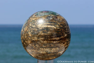 Stunning  3.5" Emerald Sphere A ++ Top Quality