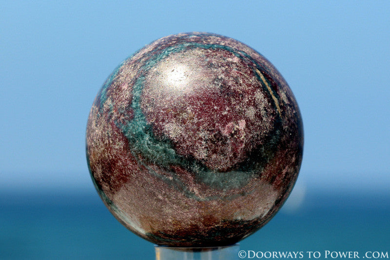 Beautiful 3.3" Ruby Kyanite Sphere A ++ Top Quality
