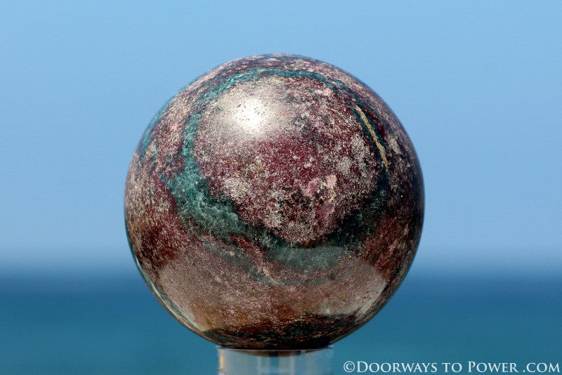 Beautiful 3.3" Ruby Kyanite Sphere A ++ Top Quality