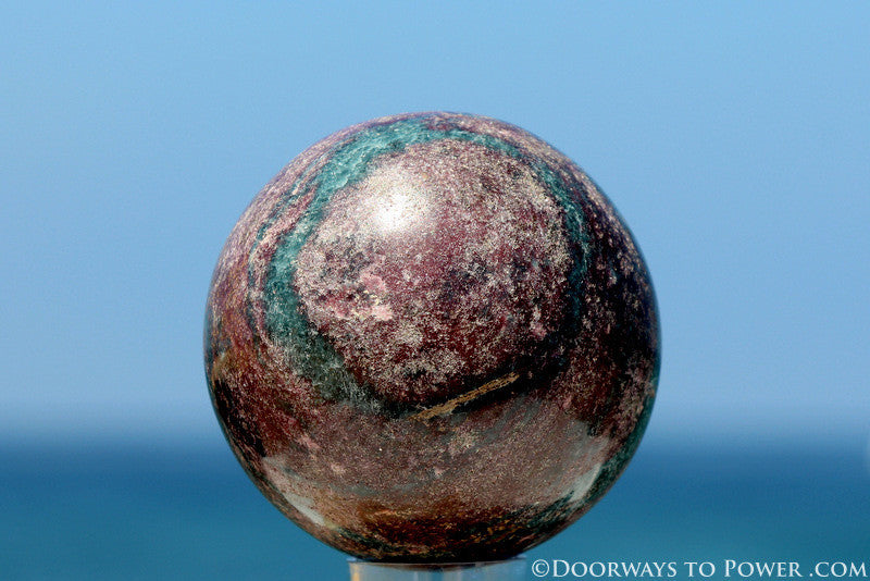 Beautiful 3.3" Ruby Kyanite Sphere A ++ Top Quality