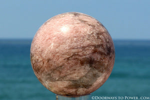 2.98" Beautiful Australian Kunzite Polished Sphere Reserved for Mari