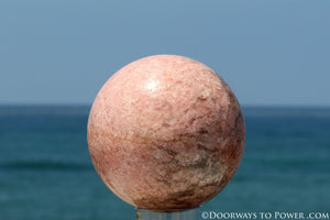 2.98" Beautiful Australian Kunzite Polished Sphere Reserved for Mari