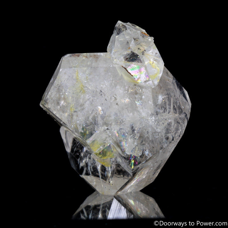 Rare 2.3" Herkimer Diamond Pleiadian Starbrary Channeling Record Keeper Crystal