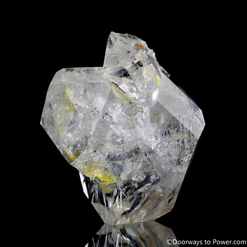 Rare 2.3" Herkimer Diamond Pleiadian Starbrary Channeling Record Keeper Crystal