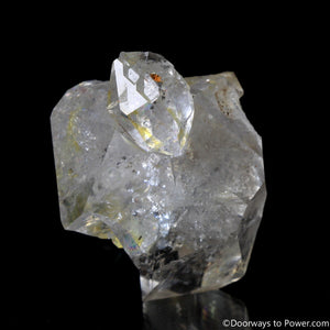 Rare 2.3" Herkimer Diamond Pleiadian Starbrary Channeling Record Keeper Crystal