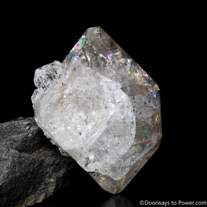 Rare 2.6" Herkimer Diamond Master Initiation Channeling Record Keeper Crystal