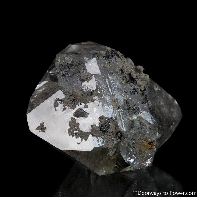 Rare 2.6" Herkimer Diamond Master Initiation Channeling Record Keeper Crystal