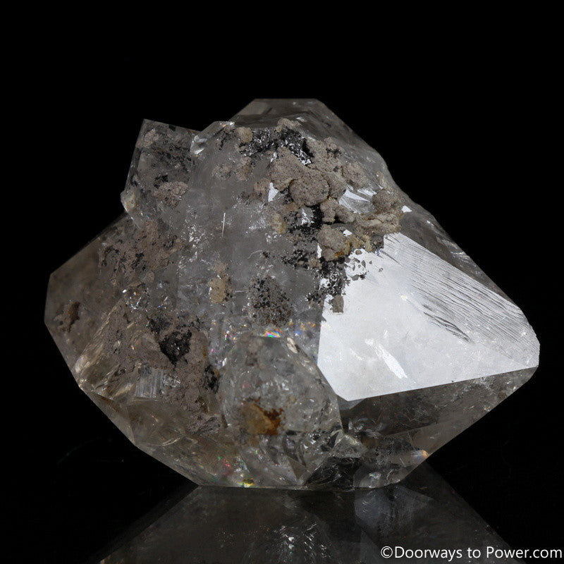 Rare 2.6" Herkimer Diamond Master Initiation Channeling Record Keeper Crystal