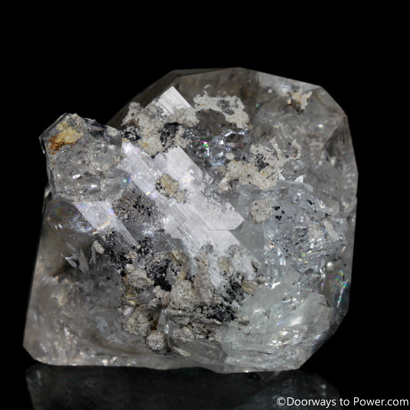 Rare 2.6" Herkimer Diamond Master Initiation Channeling Record Keeper Crystal