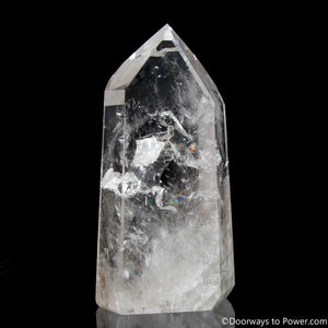 5.7" John of God Quartz Casa Master Dow Devic Temple Time Link Crystal