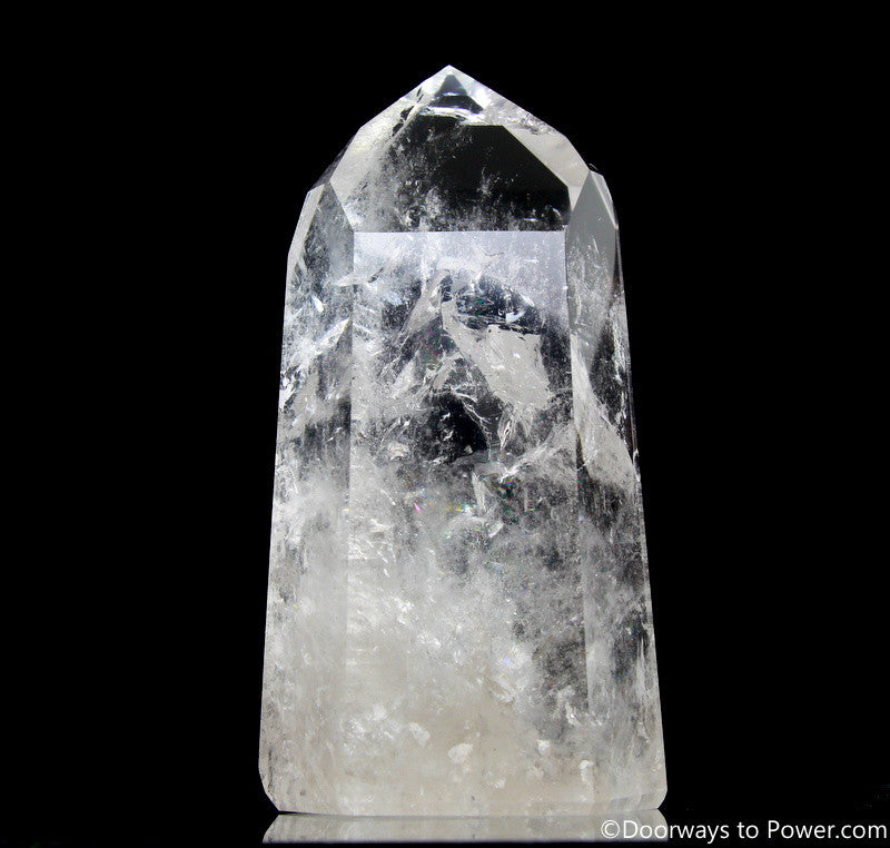 5.7" John of God Quartz Casa Master Dow Devic Temple Time Link Crystal