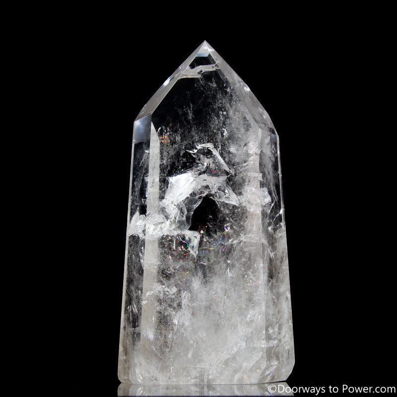 5.7" John of God Quartz Casa Master Dow Devic Temple Time Link Crystal