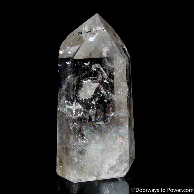 5.7" John of God Quartz Casa Master Dow Devic Temple Time Link Crystal