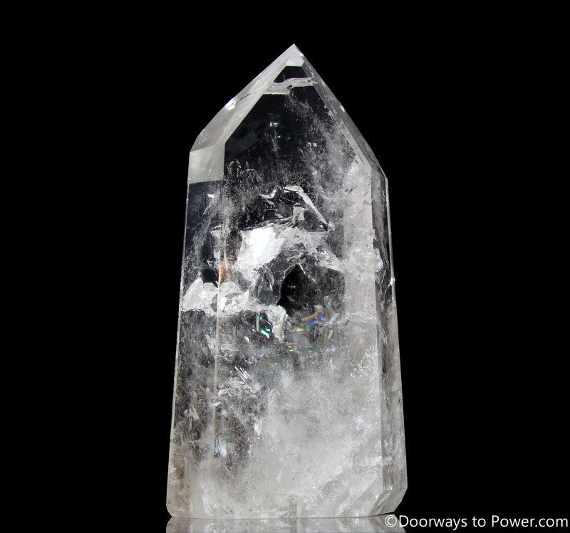 5.7" John of God Quartz Casa Master Dow Devic Temple Time Link Crystal