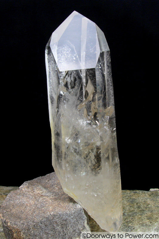 Rare  9.5" Golden Lemurian Pleiadian Starbrary Channeling Record Keeper Crystal 3 lbs