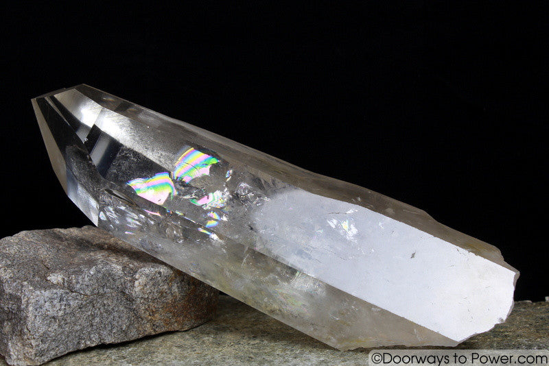 Rare  9.5" Golden Lemurian Pleiadian Starbrary Channeling Record Keeper Crystal 3 lbs