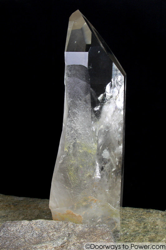 Rare  9.5" Golden Lemurian Pleiadian Starbrary Channeling Record Keeper Crystal 3 lbs
