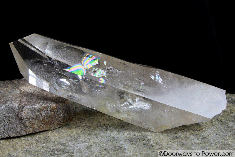 Rare  9.5" Golden Lemurian Pleiadian Starbrary Channeling Record Keeper Crystal 3 lbs