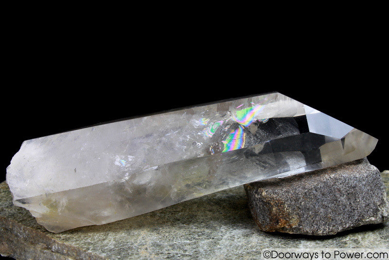 Rare  9.5" Golden Lemurian Pleiadian Starbrary Channeling Record Keeper Crystal 3 lbs