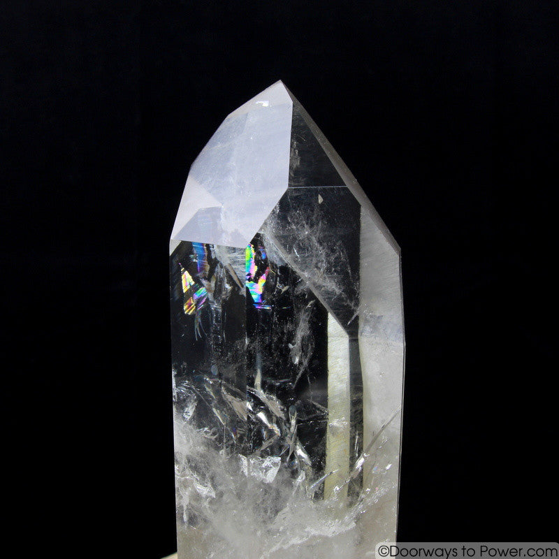 Rare  8"  Lemurian Seed Portal Time Link Manifest Isis Crystal