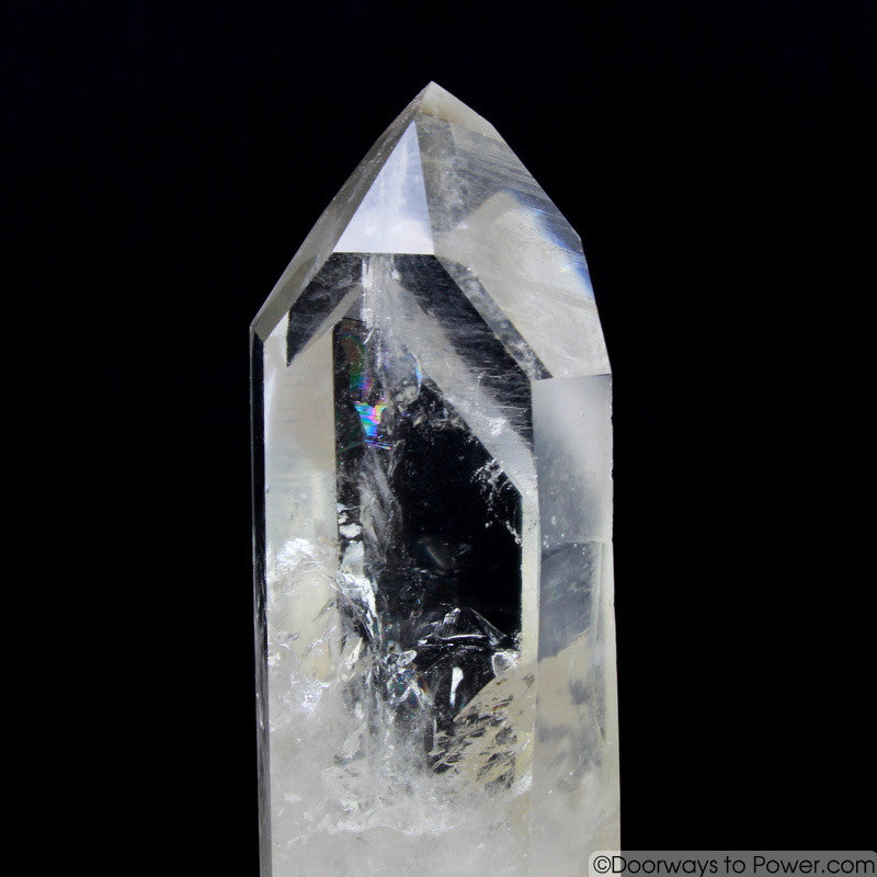 Rare  8"  Lemurian Seed Portal Time Link Manifest Isis Crystal