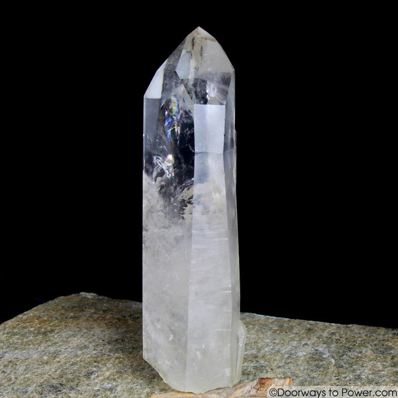 Rare  8"  Lemurian Seed Portal Time Link Manifest Isis Crystal