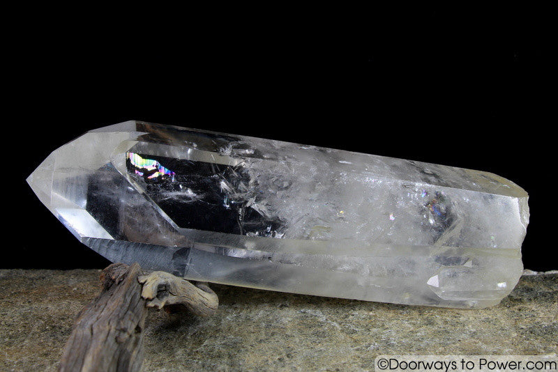 Rare  8"  Lemurian Seed Portal Time Link Manifest Isis Crystal