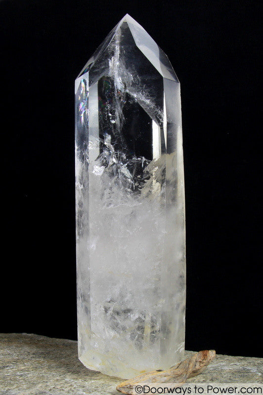 Rare  8"  Lemurian Seed Portal Time Link Manifest Isis Crystal