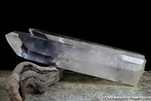 Rare  8"  Lemurian Seed Portal Time Link Manifest Isis Crystal