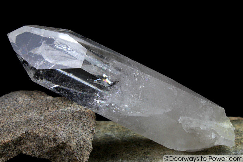 Rare  8.5" Lemurian Light Pleiadian Starbrary Channeling Crystal 1.8 lbs