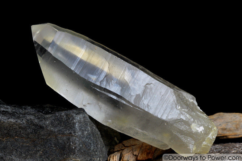 Golden Healer Lemurian Master Record Keeper Channeling Crystal
