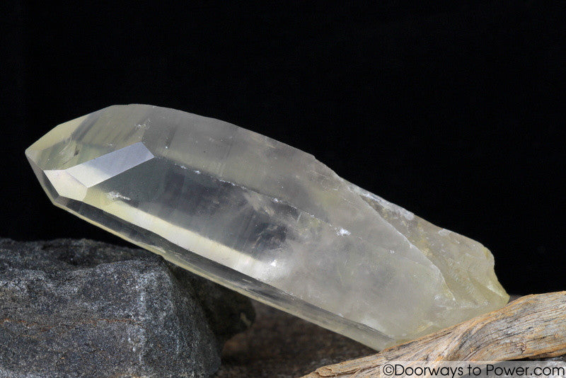 Golden Healer Lemurian Master Record Keeper Channeling Crystal