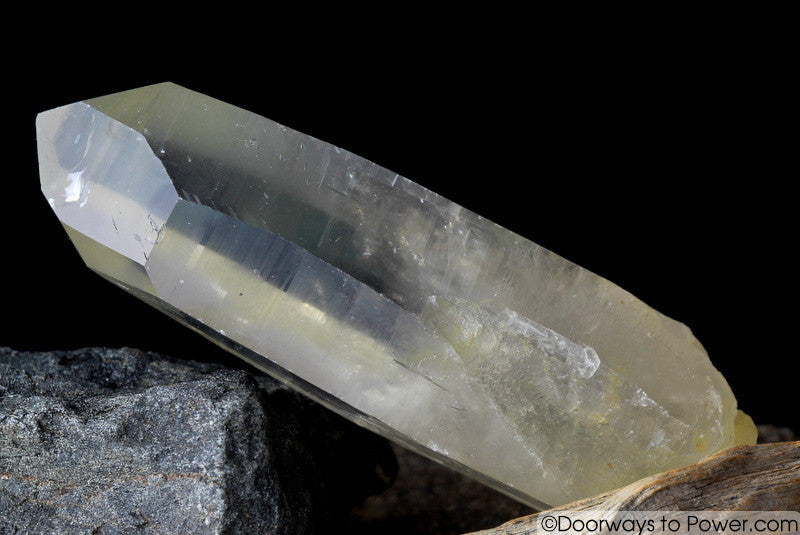 Golden Healer Lemurian Master Record Keeper Channeling Crystal