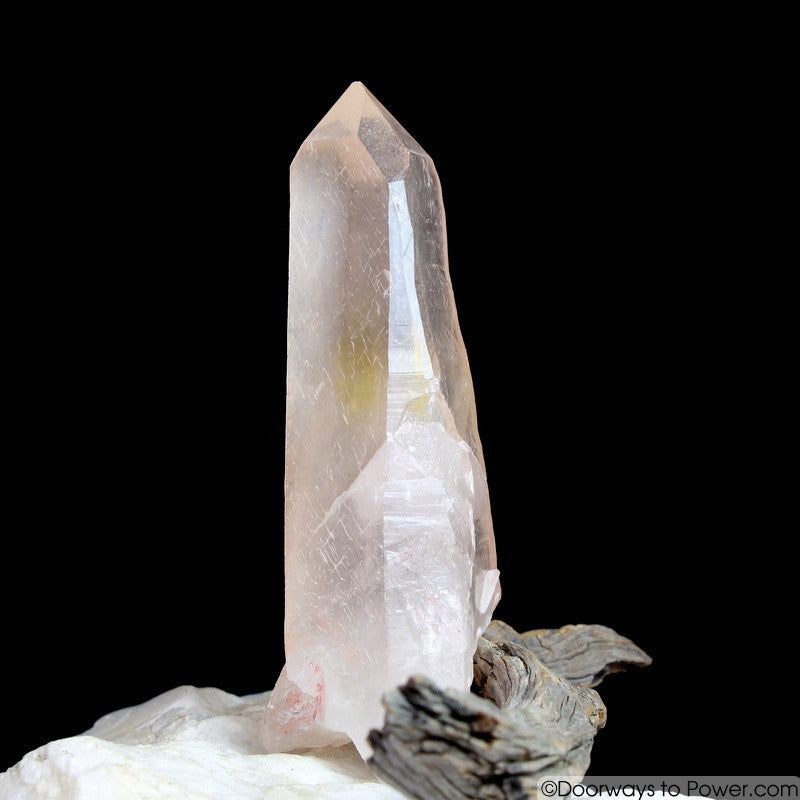 5.2" Pink Star Seed Lemurian Crystal - Extreamly Rare and Unusual