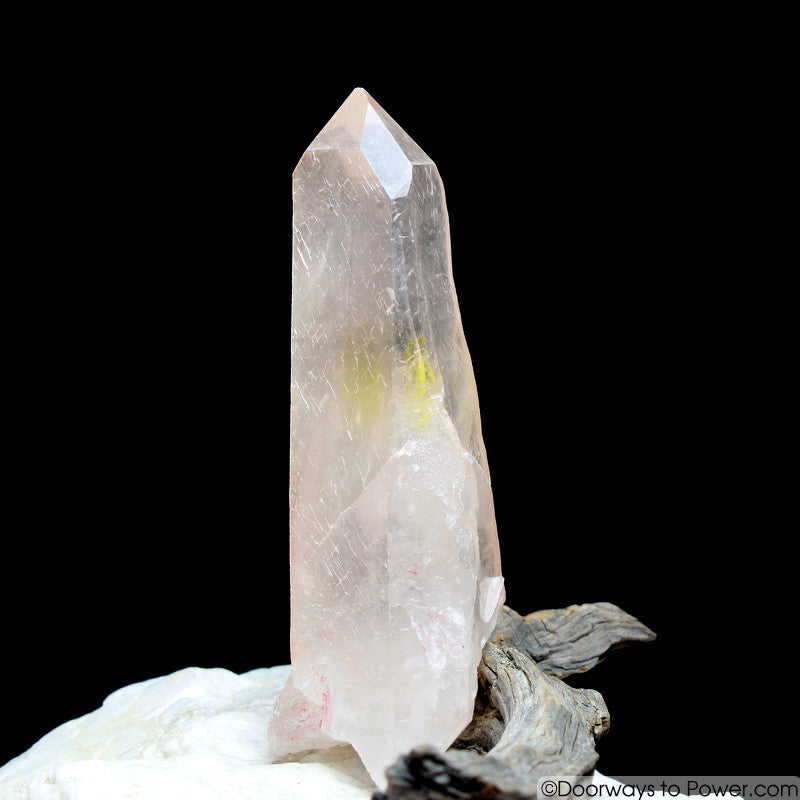 5.2" Pink Star Seed Lemurian Crystal - Extreamly Rare and Unusual